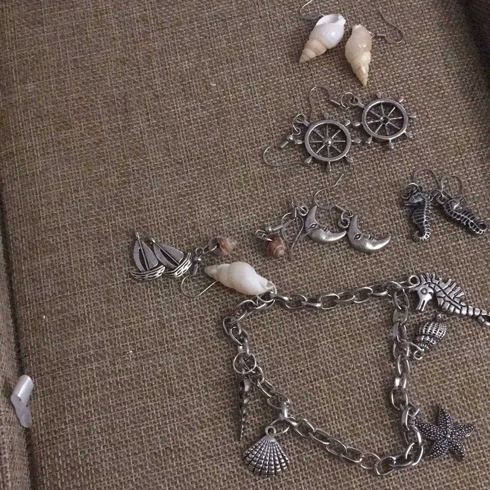 Seashell earrings